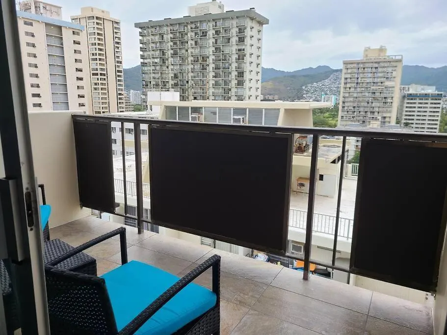 Lovely Condo 2 Bedrooms, 2 Bathrooms, Free 1 Parking At Waikiki Beach Honolulu 0*,